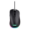 Trust GXT 922 Ybar Illuminated RGB Wired Gaming Mouse - Black
