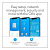 Netgear RBK753 Orbi AX4200 Tri-Band WiFi 6 Mesh System - 3 Pack RBK753-100EUS can easily be managed with Orbi App