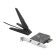 MSI HERALD BE9400 WiFi 7 Tri-Band PCIe x1 Expansion Card