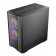 Antec Flux Rear Wood Tempered Glass Mid Tower Gaming PC Case - Black