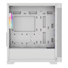 Vida Zephyr V2 Micro-ATX ARGB Tempered Glass Gaming PC Case - White