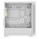 Vida Zephyr V2 Micro-ATX ARGB Tempered Glass Gaming PC Case - White