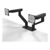 New Open Box - Dell Monitor Adjustable Dual Arm Mount Stand for 2 LCD displays 19"-34" Max Load 10 KG - Black