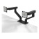New Open Box - Dell Monitor Adjustable Dual Arm Mount Stand for 2 LCD displays 19"-34" Max Load 10 KG - Black