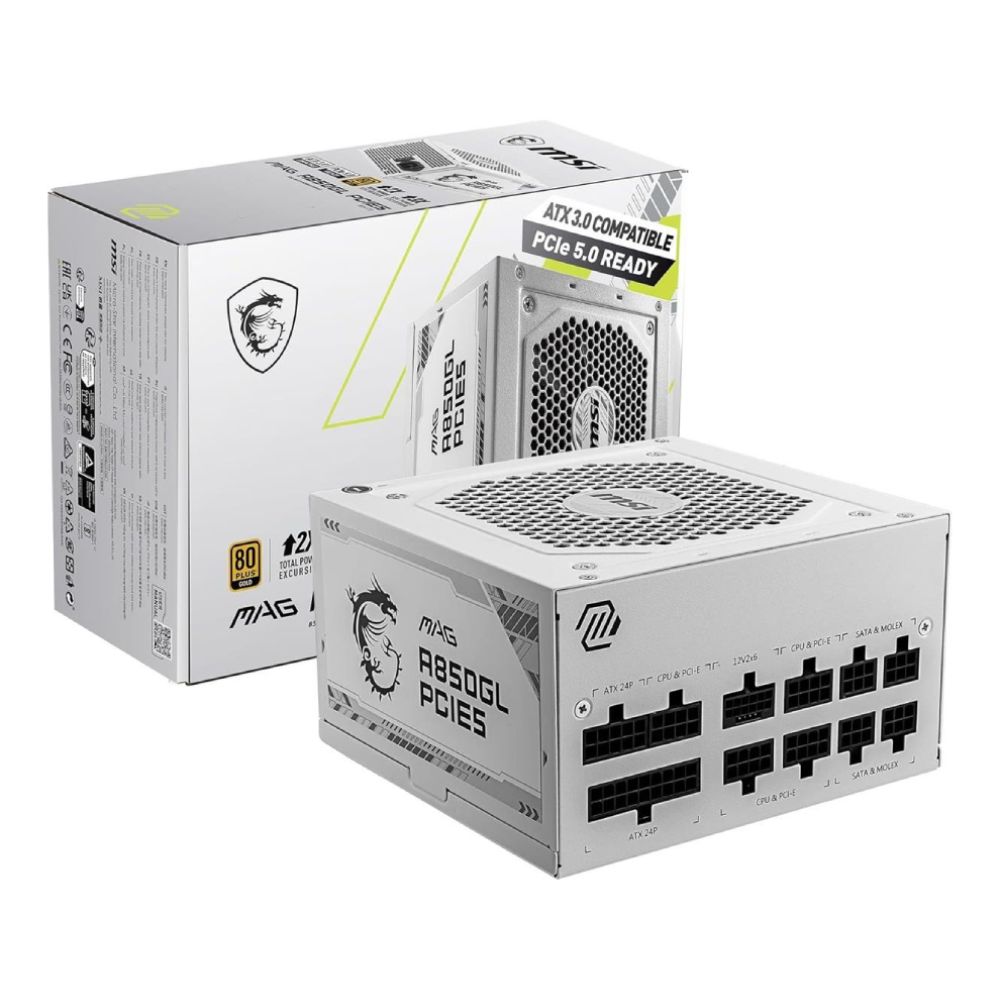MSI MAG A850GL 850W Modular 80+ Gold PCIe 5.0 PSU