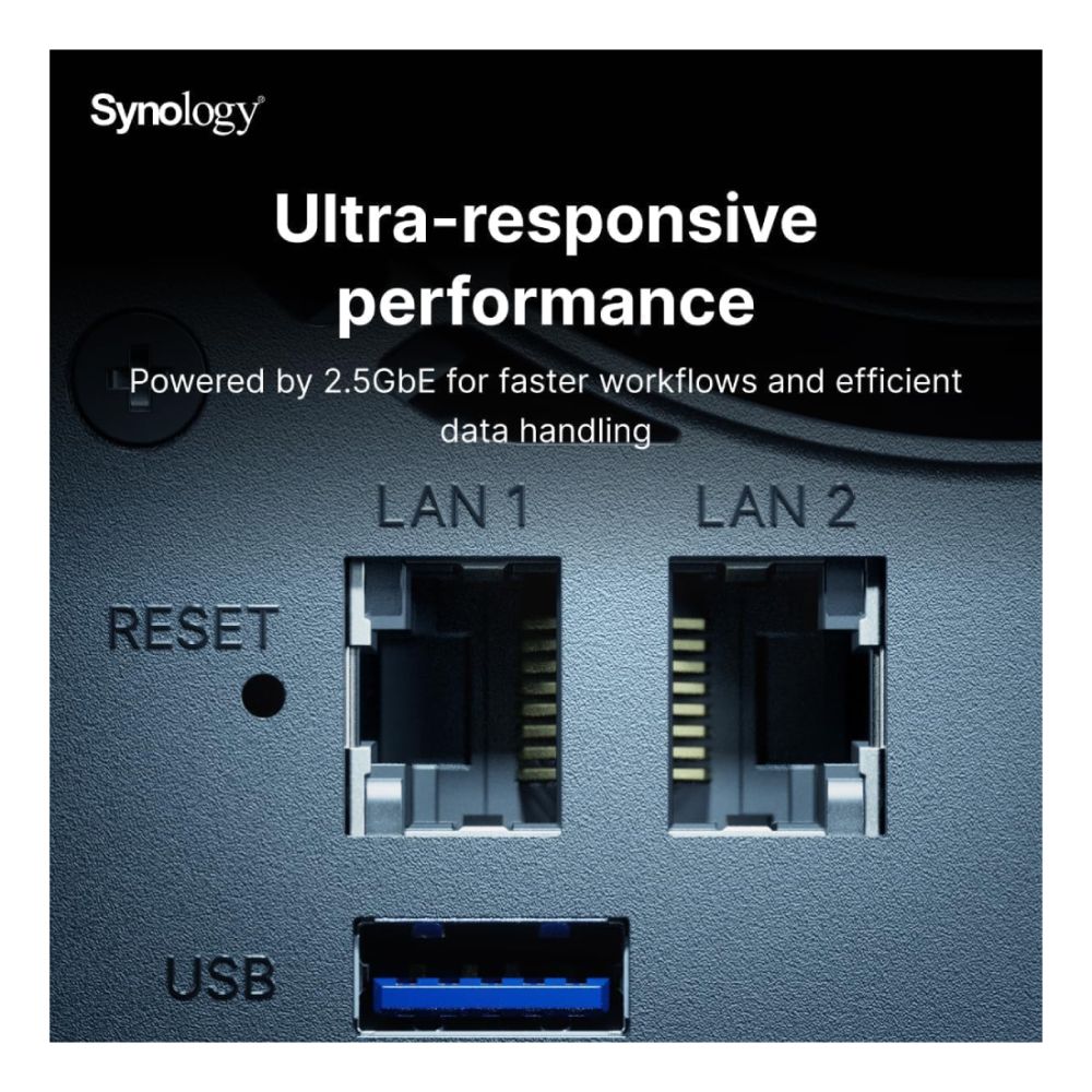 Fast, Reliable Synology DS925 NAS for Home or Office