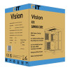 CiT Vision ARGB Tempered Glass Mid Tower ATX Gaming PC Case - Black