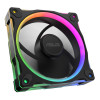 ASUS Prime MR120 ARGB 120mm Reverse PC Fan Triple Pack - Black