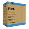 CiT Flash RGB Tempered Glass Micro ATX Gaming PC Case - Black