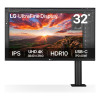 LG UltraFine Ergo 32UN880K-B.AEK 32" IPS 4K Ultra HD 60Hz 5ms Monitor with Height Adjustable and Ergonomic Stand