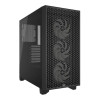 Corsair 3000D Airflow RGB Mid Tower Tempered Glass ATX Gaming PC Case - Black