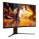 AOC C32G4Z 31.5" Full HD VA 260Hz 0.3ms Height Adjustable Curved Gaming Monitor with Speakers