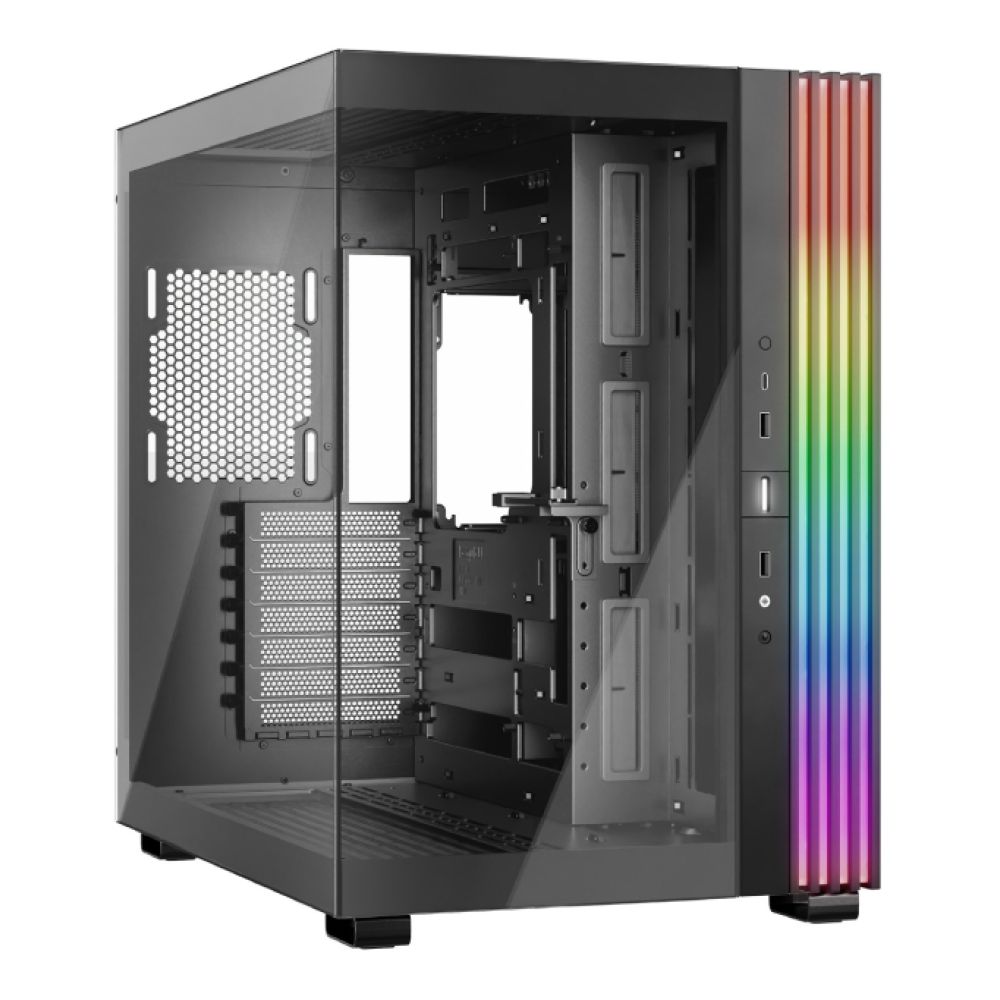 Be Quiet Light Base 600 DX Black ATX Midi Tower PC case with ARGB lighting and tempered glass panel
