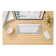 ASUS Marshmallow KW100 75% Wireless Keyboard - Oat Milk