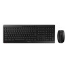 Cherry Stream Desktop 2400 DPI Wireless Keyboard and Mouse Set - Black