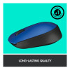 Logitech M170 RF Wireless Optical 1000 DPI Mouse - Blue