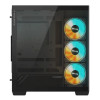 Gigabyte C500 Panoramic Stealth ATX Mid Tower Tempered Glass RGB Fusion Black PC Case