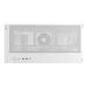 Antec Flux Wood Tempered Glass Mid Tower Gaming PC Case - White