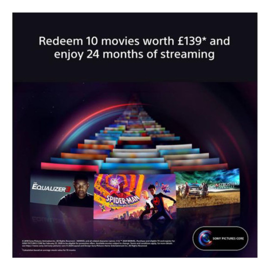 Sony BRAVIA XR 55" Smart TV with Google Assistant integration for hands-free control