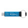 Kingston Technology IronKey Keypad 200 AES Encrypted 32GB USB 3.2 Flash Drive - Blue