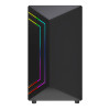 Vida Apollo M Micro-ATX Tempered Glass Gaming PC Case - Black