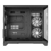 CiT Concept Black MATX Gaming Cube PC Case - Black