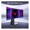 LG UltraGear 34GS95QE-B 33.9" Curved OLED Wide Quad HD 240Hz 0.03ms Height Adjustable Gaming Monitor