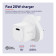 Trust Maxo Ulta-small 20W USB-C PD Charger - White