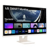 LG 27SR50F-W 27" IPS Full HD Smart Monitor with Web OS, Built in Apps and Speakers