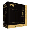 CiT Pro Diamond XR Tempered Glass Mid Tower Gaming PC Case - White