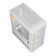Vida Zephyr V2 Micro-ATX ARGB Tempered Glass Gaming PC Case - White