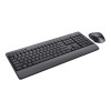 Trust Trezo Comfort Full-size Wireless Keyboard and Mouse Set - Black