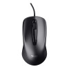 Trust Carve Ambidextrous Right-hand Wired Optical 1200 DPI Mouse - Black