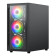 Vida Lucid Micro-ATX Tower Tempered Glass Gaming PC Case - Black