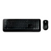 Microsoft 850 RF Wireless QWERTY UK Layout Keyboard Black with Mouse