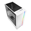 Sharkoon RGB Slider White Tempered Glass ATX Gaming PC Case
