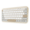 ASUS Marshmallow KW100 75% Wireless Keyboard - Oat Milk