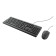Trust TKM-250 Full-size Wired Keyboard and Mouse Set - Black