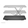 Neomounts NS-WS050BLACK Sit-Stand Workstation Desk Converter - Black