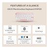 ASUS Marshmallow KW100 75% Wireless Keyboard - Pink