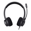 Trust Ayda USB-ENC PC Wired On-Ear Stereo Headset - Black