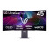 LG UltraGear 45GX90SA-B 45" Curved OLED WQHD 240Hz 0.03ms G-Sync Gaming Monitor with webOS