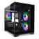 Tecware VXN Evo Micro-ATX Dual-Chamber Gaming PC Case - Black