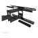 Neomounts WL40S-850BL18  43-86" Full Motion TV Wall Mount - Black