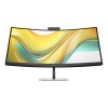 HP Series 5 Pro 534pm 34" Wide Quad HD 100Hz 5ms USB-C Height Adjustable Curved Conferencing Monitor with Speakers and Camera