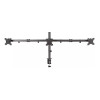Neomounts FPMA-D550D3BLACK 10-27" Full Motion Desk Mount Clamp & Grommet Triple Monitor Arm - Black
