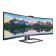 Philips P Line 499P9H/00 48.8" Dual Quad HD VA LCD 5ms USB-C Height Adjustable 32:9 SuperWide Curved Monitor with Webcam and Speakers
