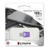 Kingston Technology DataTraveler microDuo USB Flash Drive 128GB USB Type-A / USB Type-C 3.2 - Purple