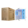 ASUS A32 PLUS ARGB Tempered Glass Dual-Chamber Mid-Tower Gaming PC Case - White