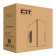 CiT Course Micro ATX Case with Brushed Aluminium Front & 1 x 8cm Rear Fan